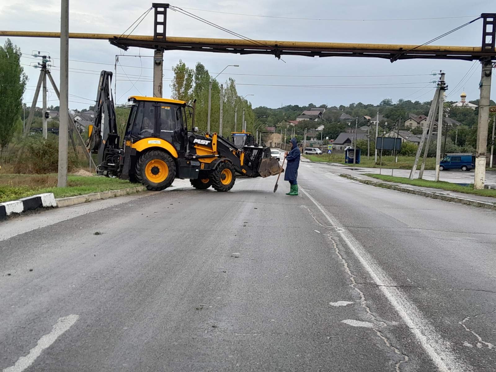 Continuăm lucrările de înlăturare a consecințelor calamităților naturale