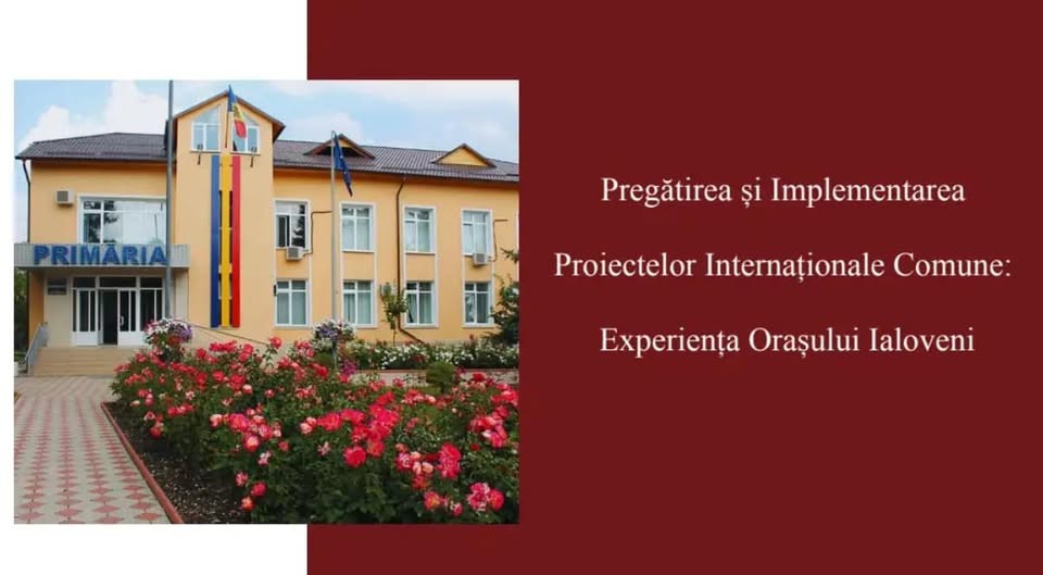 Primarul orașului Ialoveni, Sergiu Armașu, a prezentat proiectele implementate de Primăria Ialoveni în cadrul unui seminar internațional