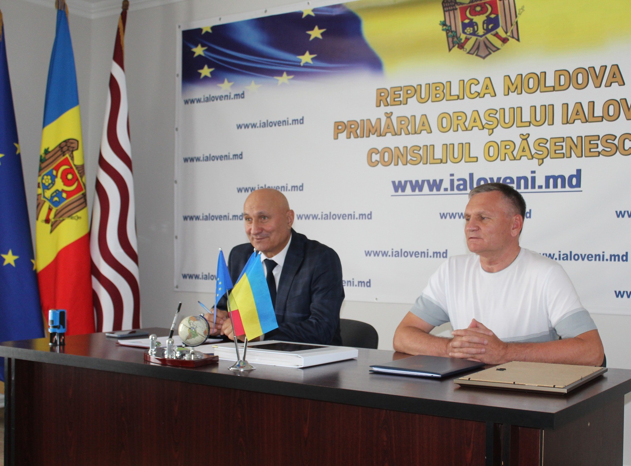 Semnarea Acordului de Cooperare și Înfrățire între orașul Ialoveni și orașul Kodyma, Ucraina