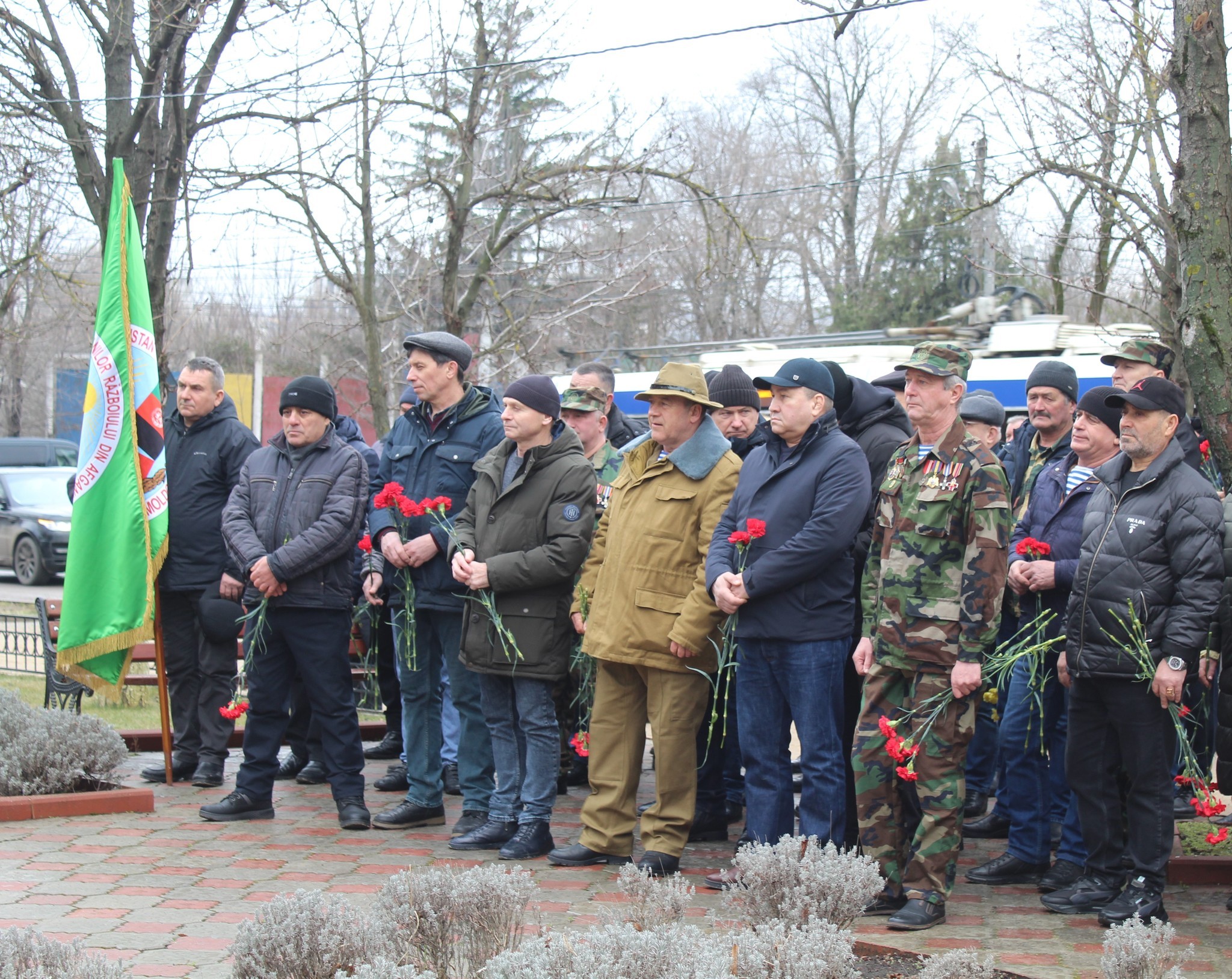 Orașul Ialoveni. Comemorarea eroilor căzuți în războiul din Afganistan