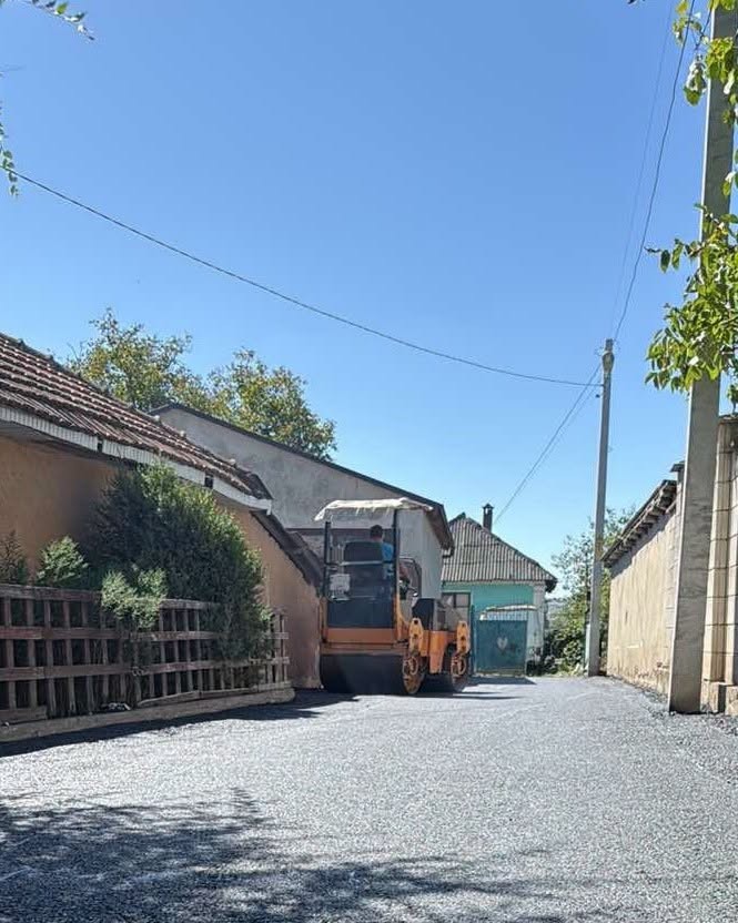 Lucrări de reabilitare a străzii Veniamin Zarzar prin asfaltare