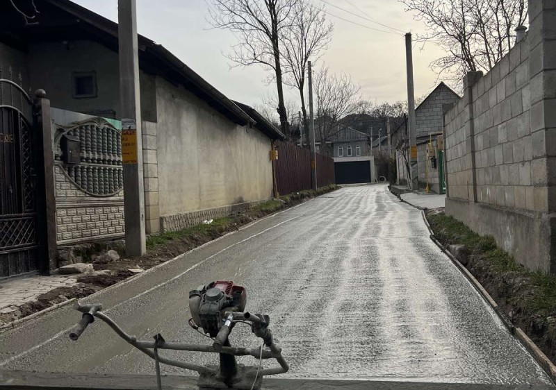 Finalizarea lucrărilor de reparație a străzii Barbu Lăutaru din orașul Ialoveni