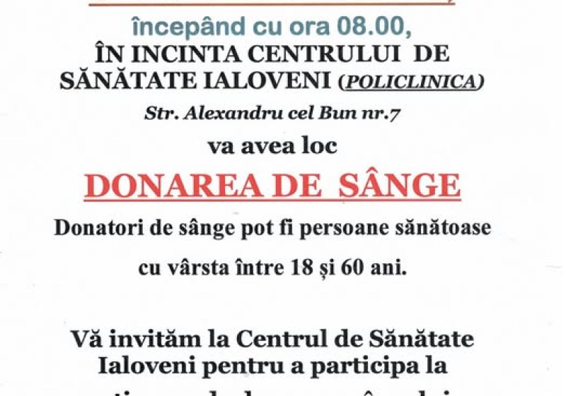 Donare de sânge