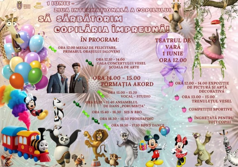 Vă invităm cu drag la sărbătoarea copilăriei!