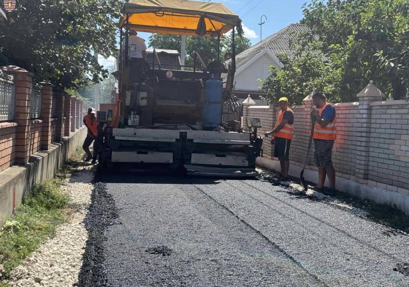 Lucrările de reparație a străzilor Valeriu Cupcea și Livezilor – Finalizate!