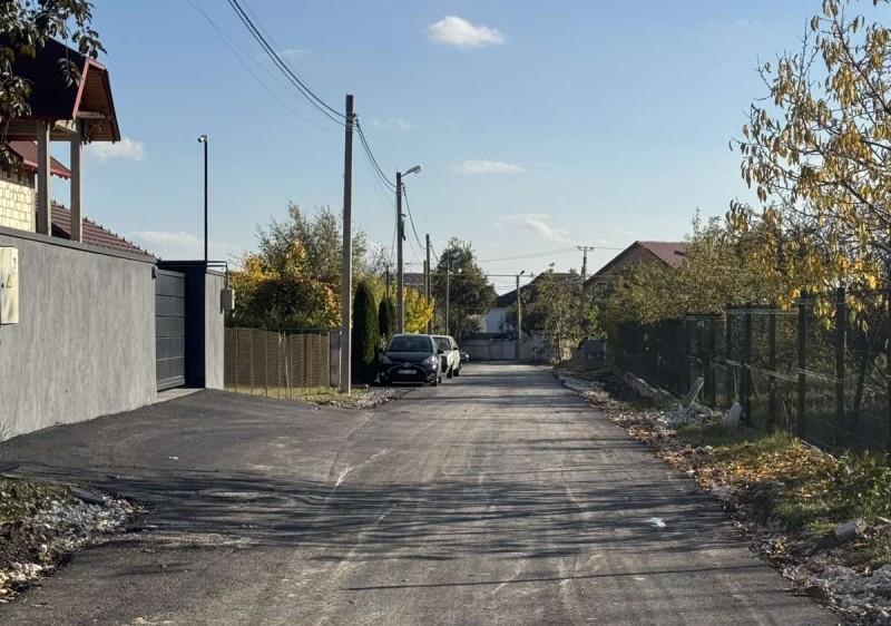 Reparația străzii Mugurel din orașul Ialoveni