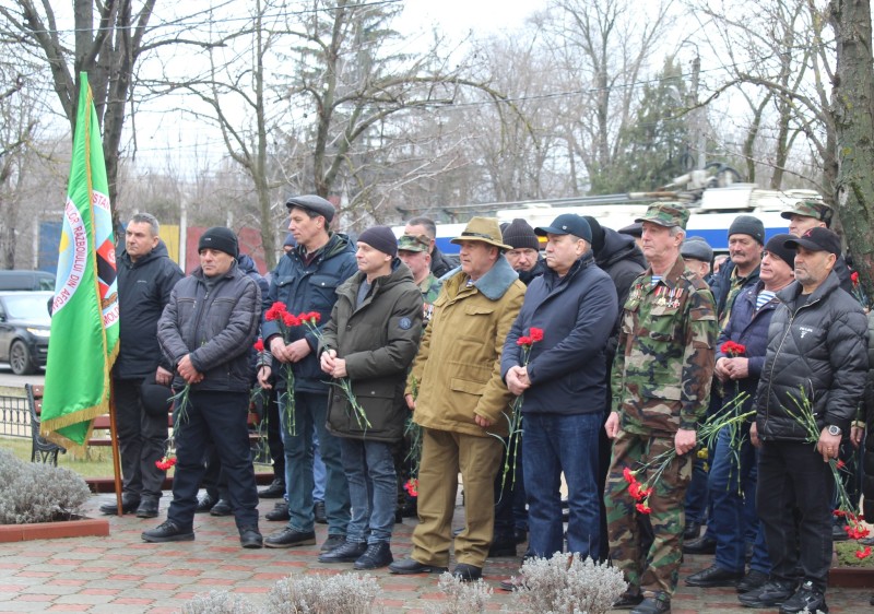 Orașul Ialoveni. Comemorarea eroilor căzuți în războiul din Afganistan