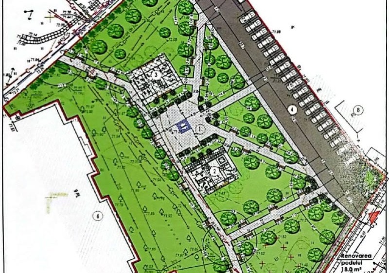 Scuarul Basarabia - un nou spațiu verde creat împreună cu partenerii de dezvoltare din România